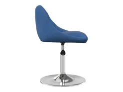 Sillas de comedor giratorias 4 unidades terciopelo azul