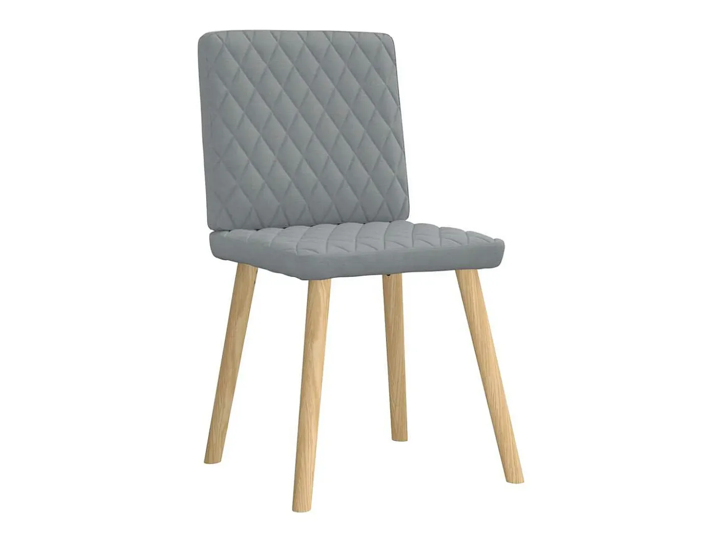 Sillas de comedor giratorias 2 unidades tela gris claro