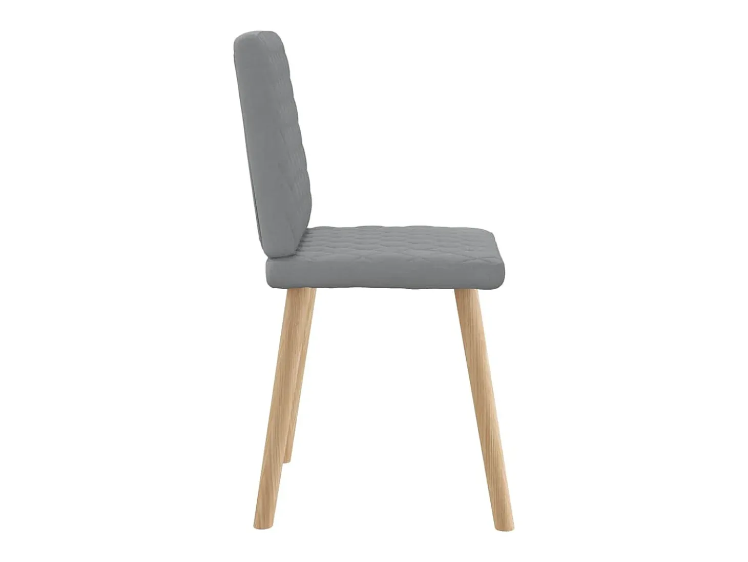 Sillas de comedor giratorias 2 unidades tela gris claro