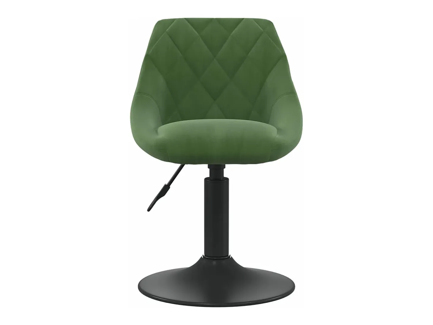 Sillas de comedor giratorias 6 unidades terciopelo verde oscuro