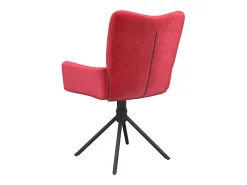 Sillas de comedor giratorias 2 unidades terciopelo rojo tinto