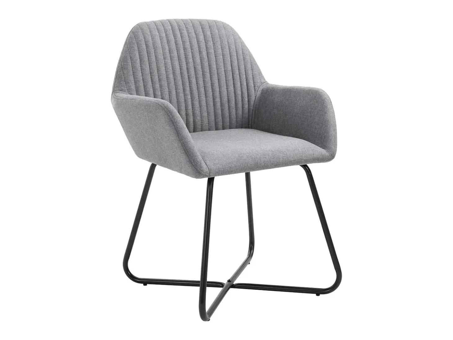 Sillas de comedor giratorias 2 unidades tela gris claro