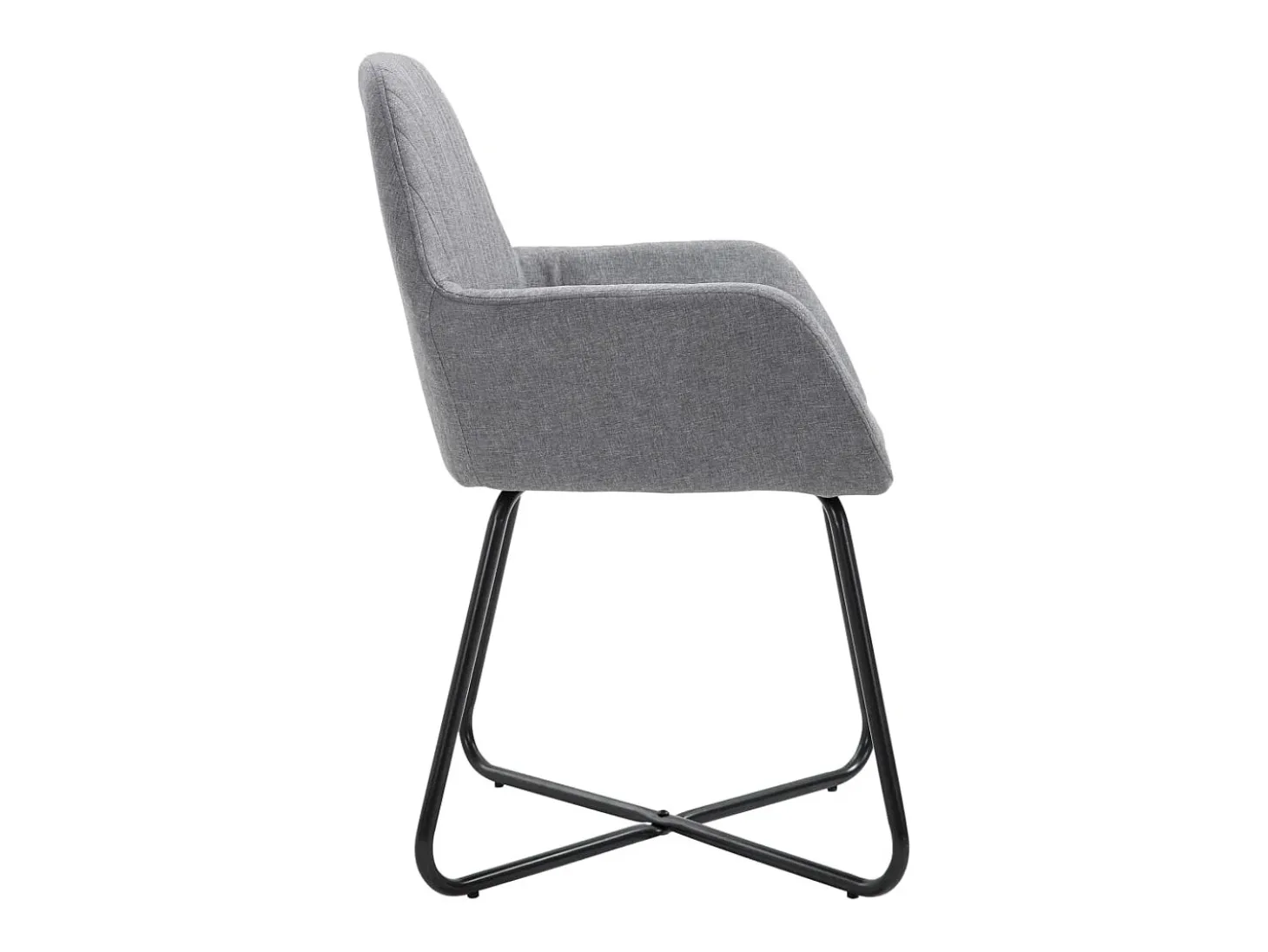 Sillas de comedor giratorias 2 unidades tela gris claro