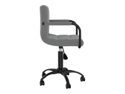 Sillas de comedor giratorias 6 unidades terciopelo gris oscuro