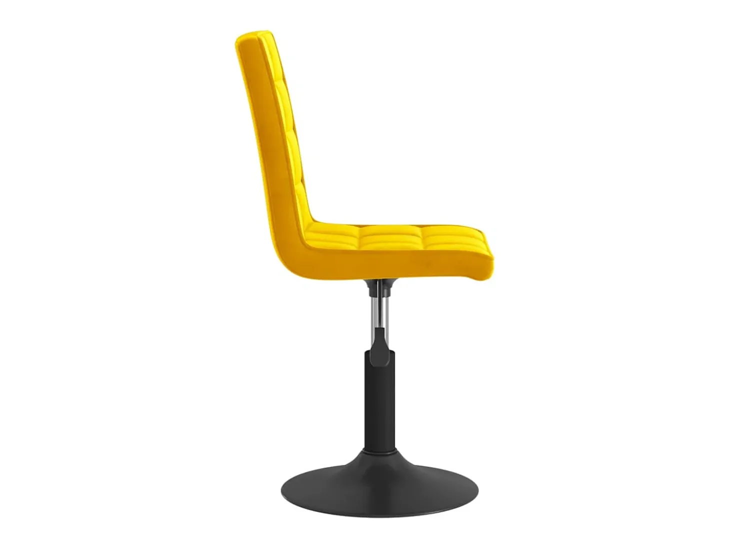 Sillas de comedor giratorias 4 uds terciopelo amarillo mostaza