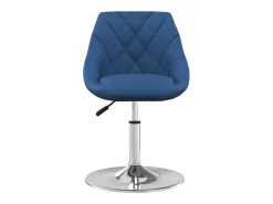 Sillas de comedor giratorias 2 uds terciopelo azul