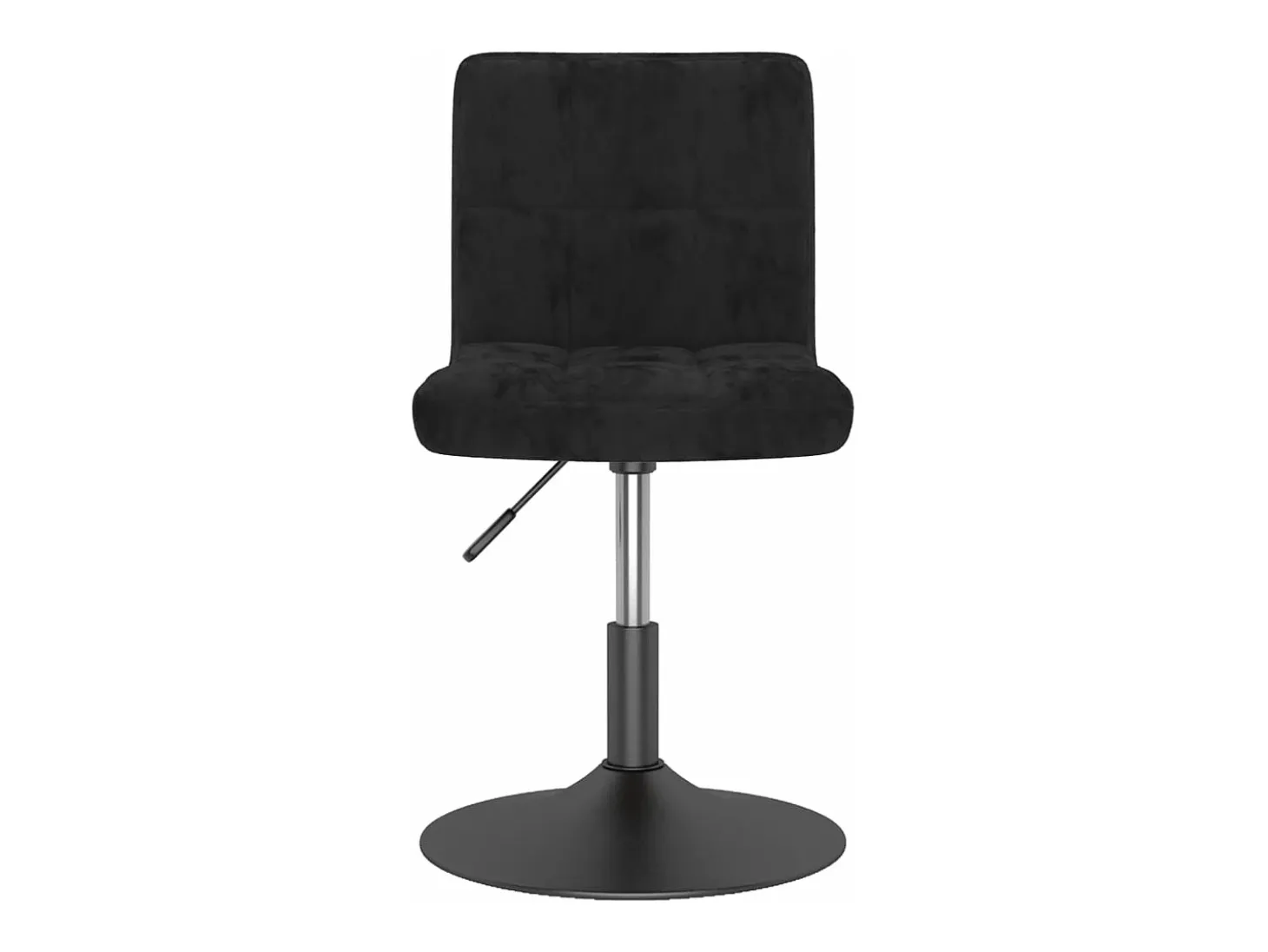 Sillas de comedor giratorias 4 unidades terciopelo negro