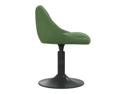Sillas de comedor giratorias 2 unidades terciopelo verde oscuro