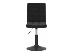Sillas de comedor giratorias 6 unidades terciopelo negro