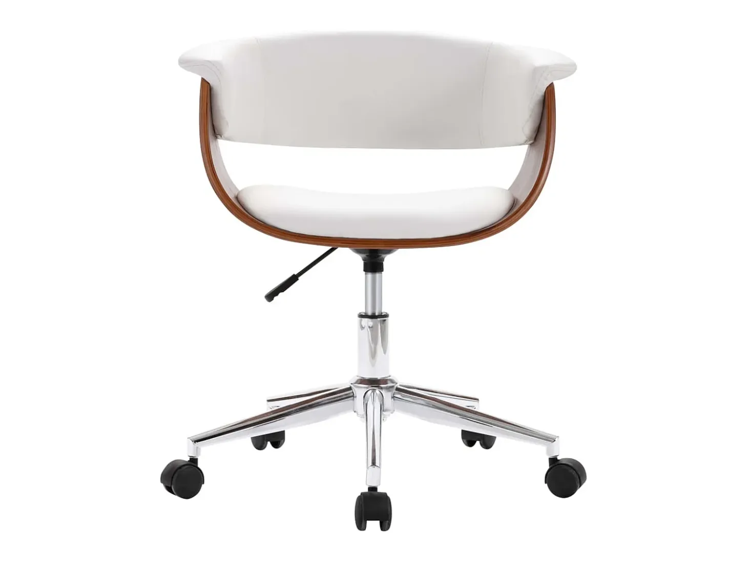Sillas de comedor giratorias 2 unidades cuero sintético blanco ES308282