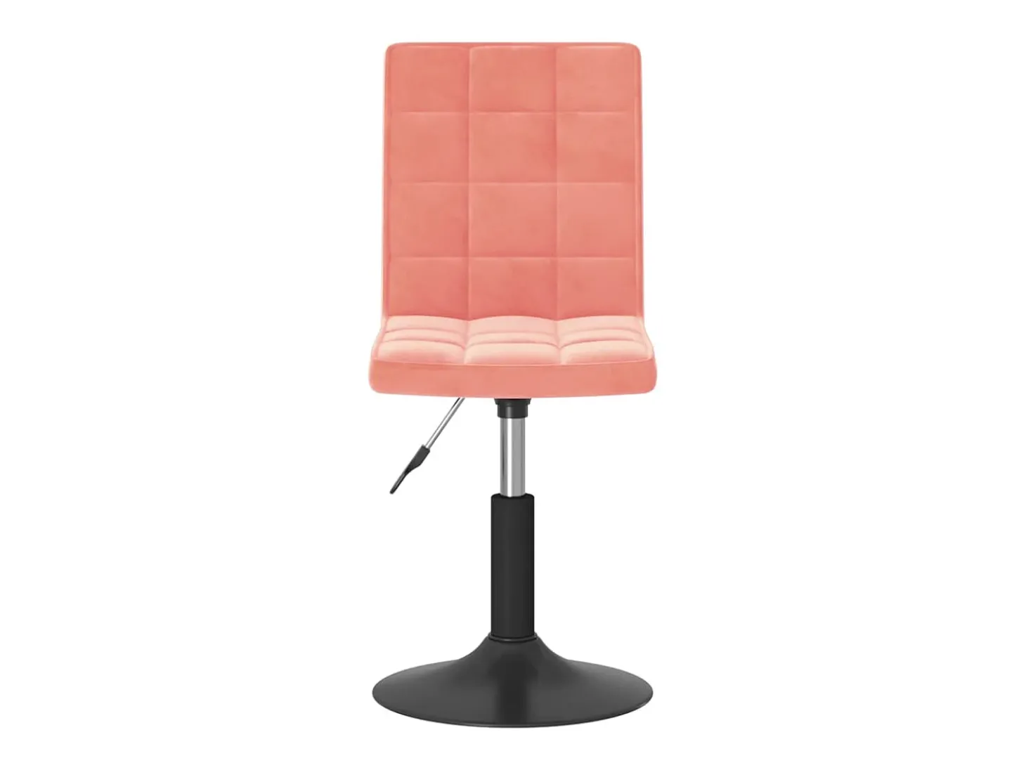 Sillas de comedor giratorias 6 unidades de terciopelo rosa