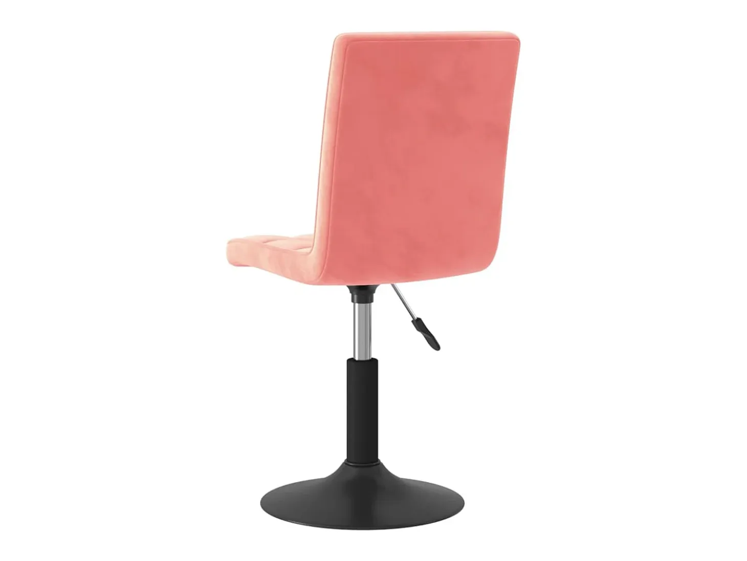 Sillas de comedor giratorias 6 unidades de terciopelo rosa