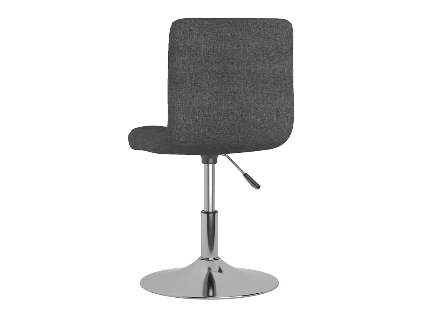 Sillas de comedor giratorias 4 unidades tela gris oscuro