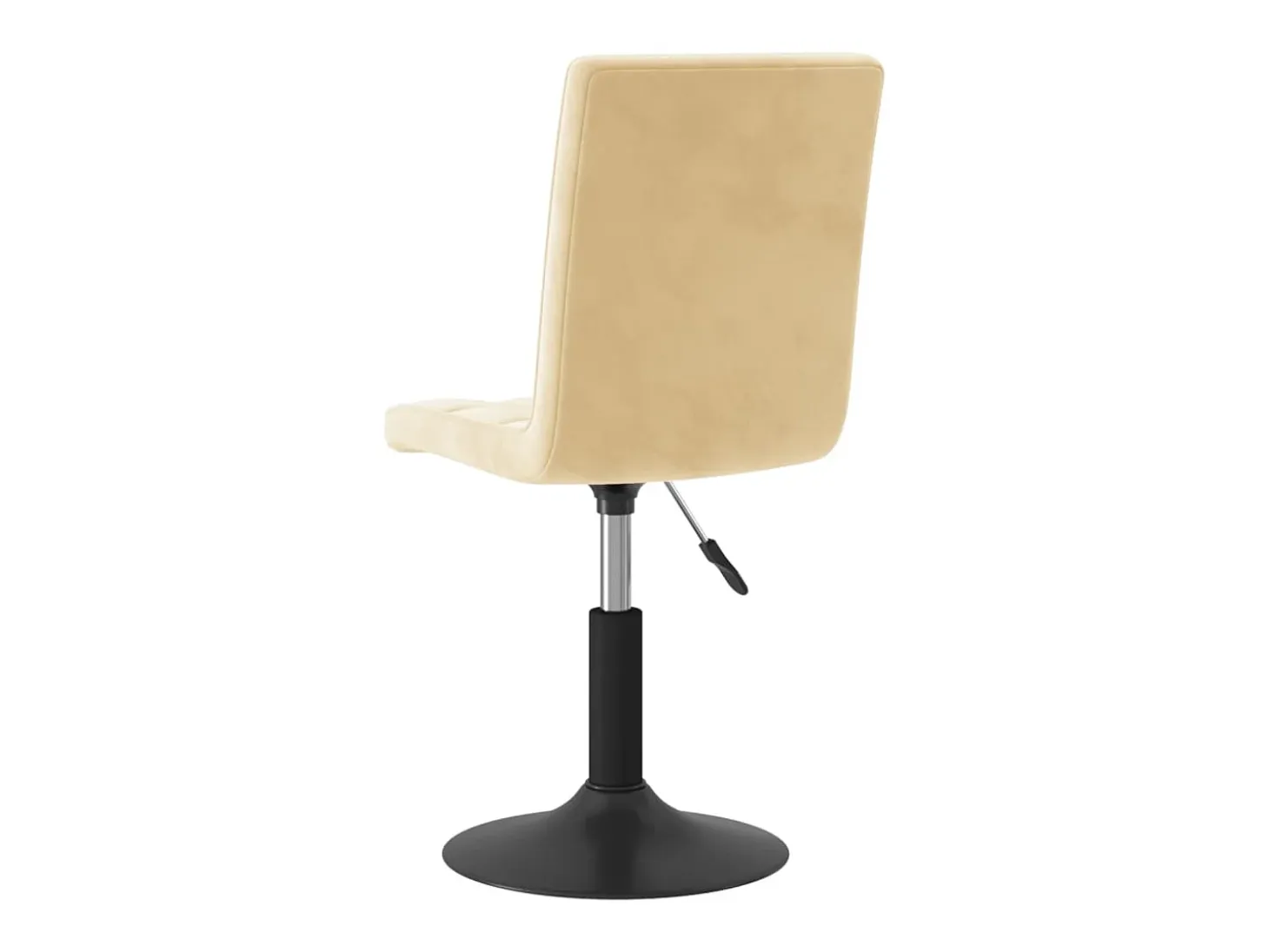 Sillas de comedor giratorias 2 unidades terciopelo crema