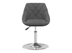 Sillas de comedor giratorias 4 unidades terciopelo gris oscuro