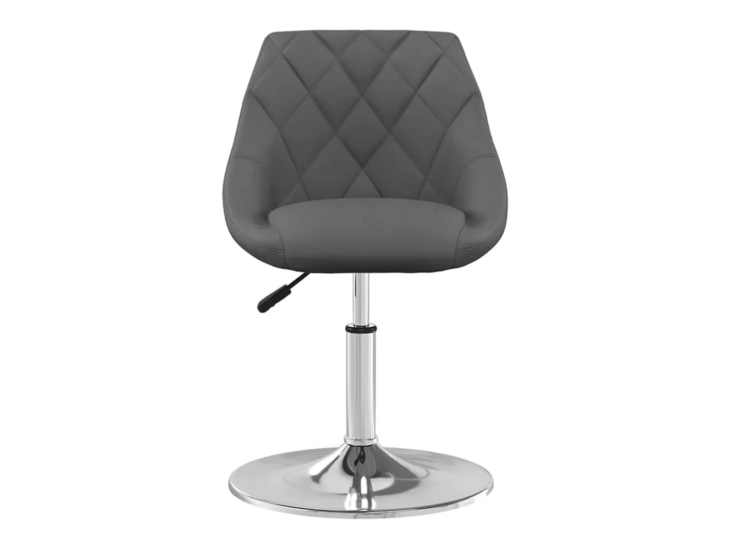 Sillas de comedor giratorias 4 unidades terciopelo gris oscuro