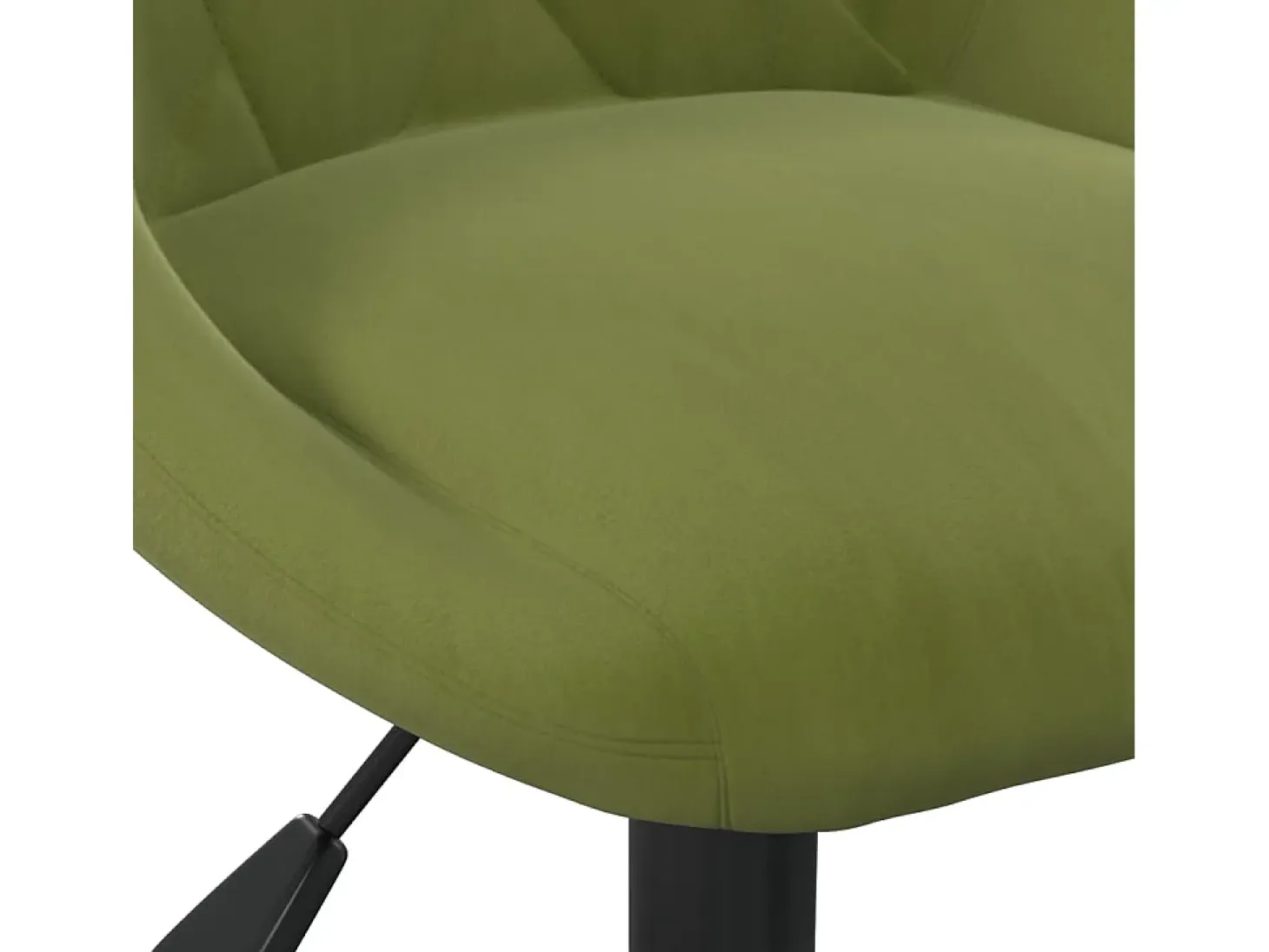 Sillas de comedor giratorias 6 unidades terciopelo verde claro