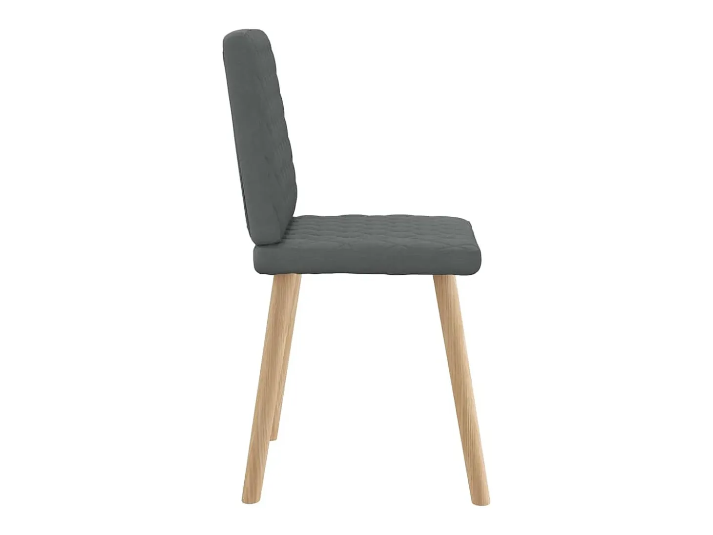 Sillas de comedor giratorias 4 unidades tela gris oscuro