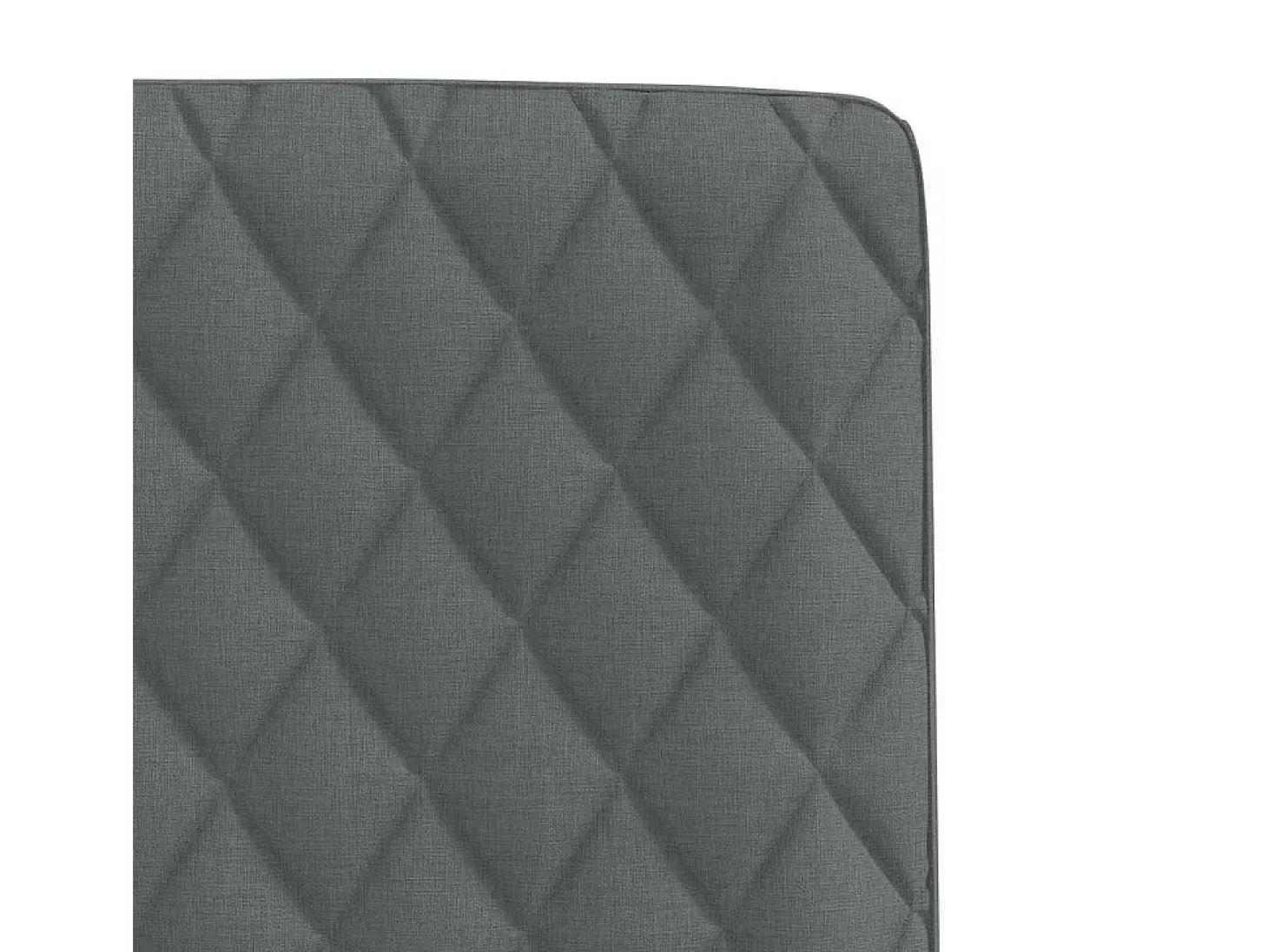 Sillas de comedor giratorias 4 unidades tela gris oscuro