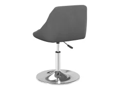 Sillas de comedor giratorias 6 unidades terciopelo gris oscuro