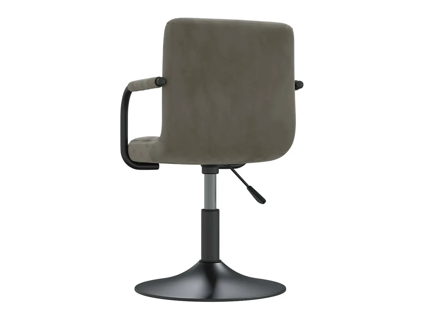 Sillas de comedor giratorias 2 uds de terciopelo gris claro