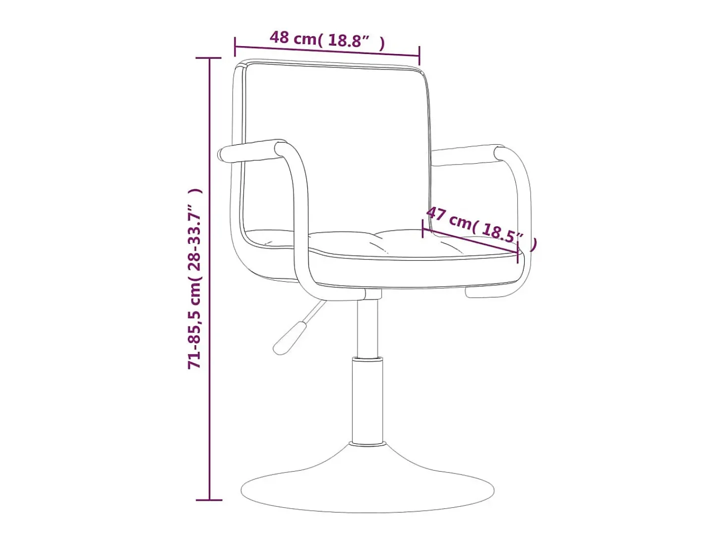Sillas de comedor giratorias 2 uds de terciopelo gris claro