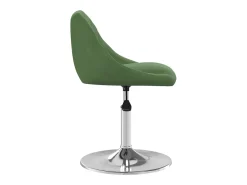 Sillas de comedor giratorias 4 unidades terciopelo verde oscuro