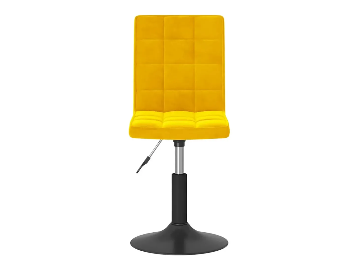Sillas de comedor giratorias 6 unidades terciopelo amarillo mostaza