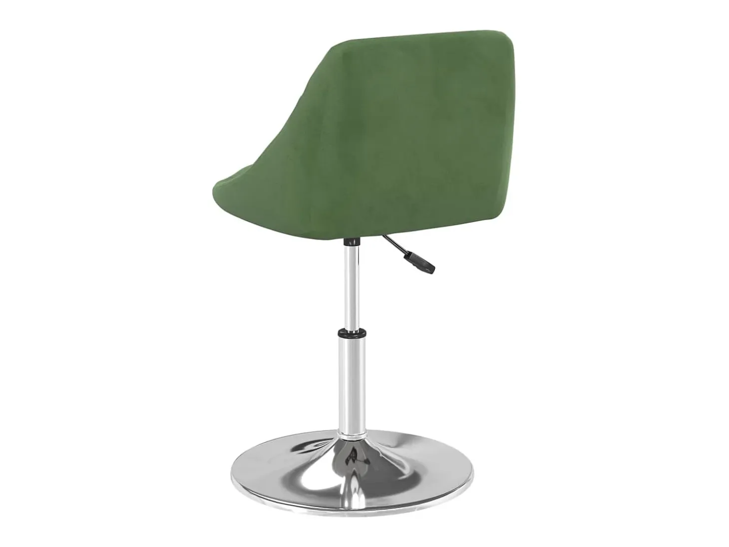 Sillas de comedor giratorias 4 uds terciopelo verde oscuro
