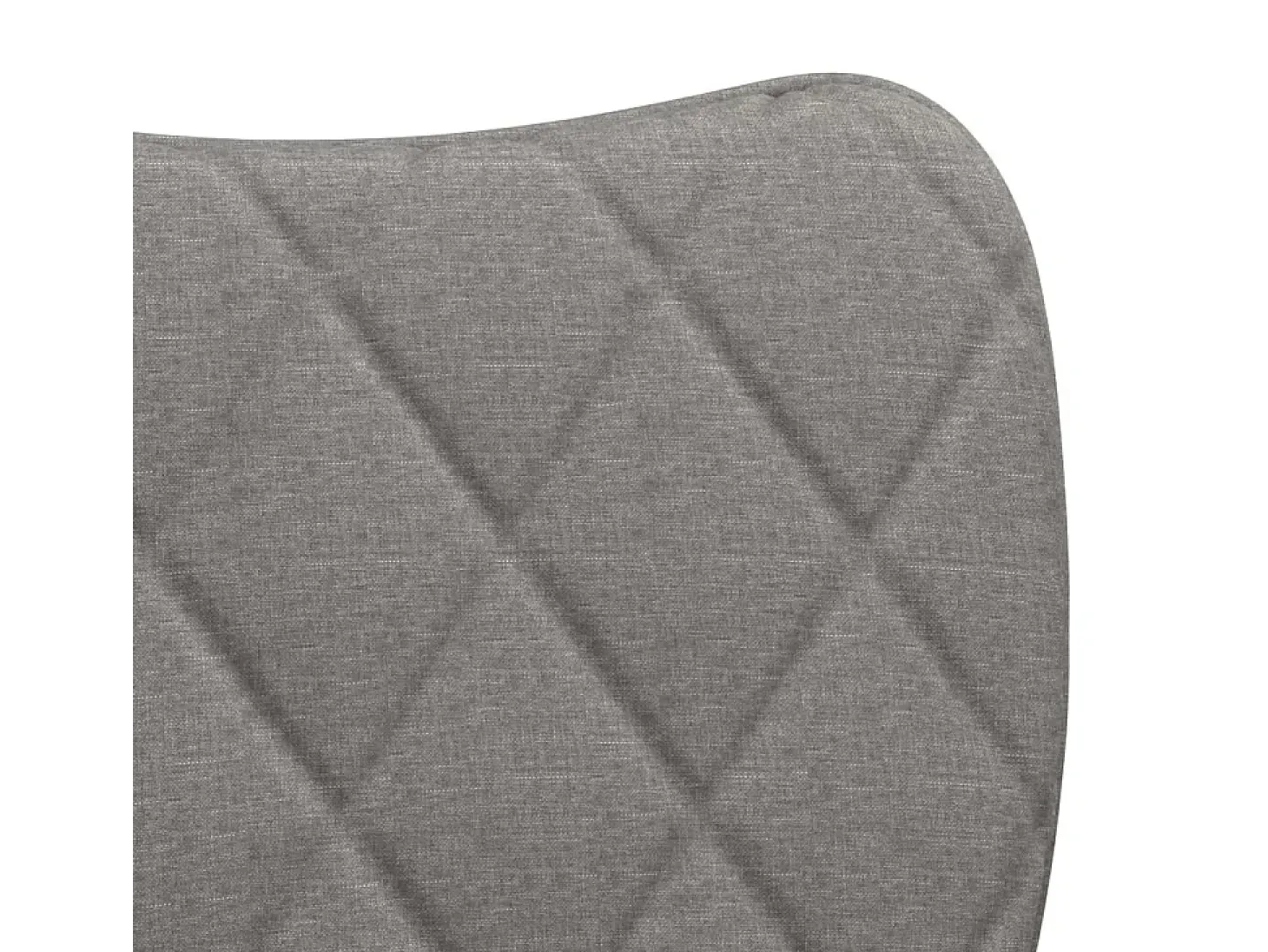 Sillas de comedor giratorias 2 unidades tela gris claro