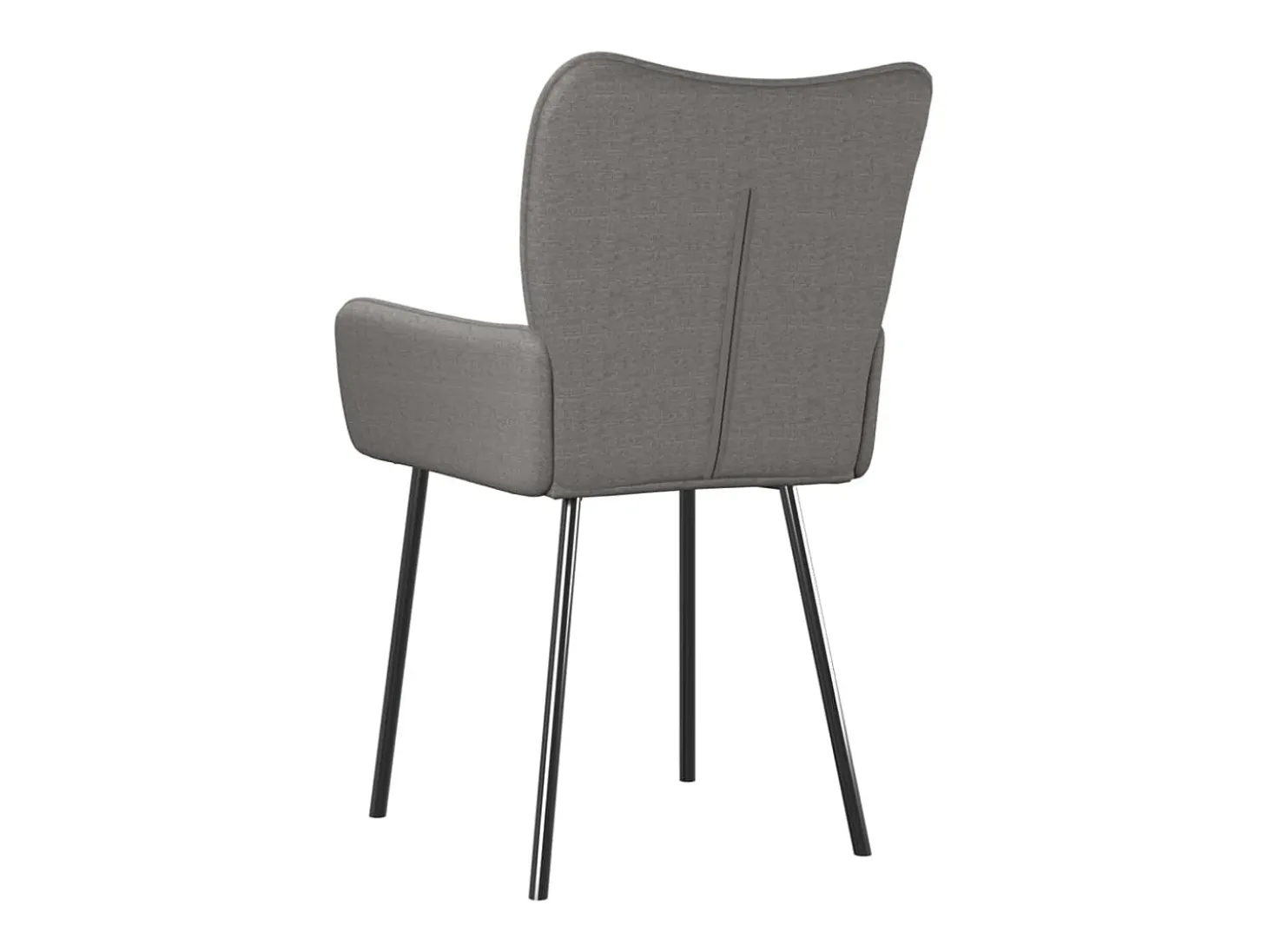 Sillas de comedor giratorias 2 unidades tela gris claro