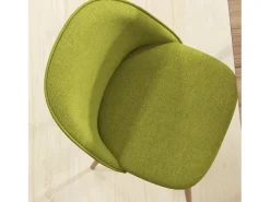 Sillas de comedor verde 50x52x83 cm HOMCOM