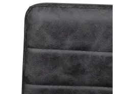 Sillas de comedor voladizas 4 unidades cuero sintético negro