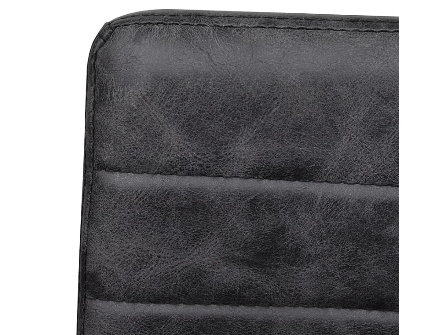 Sillas de comedor voladizas 4 unidades cuero sintético negro