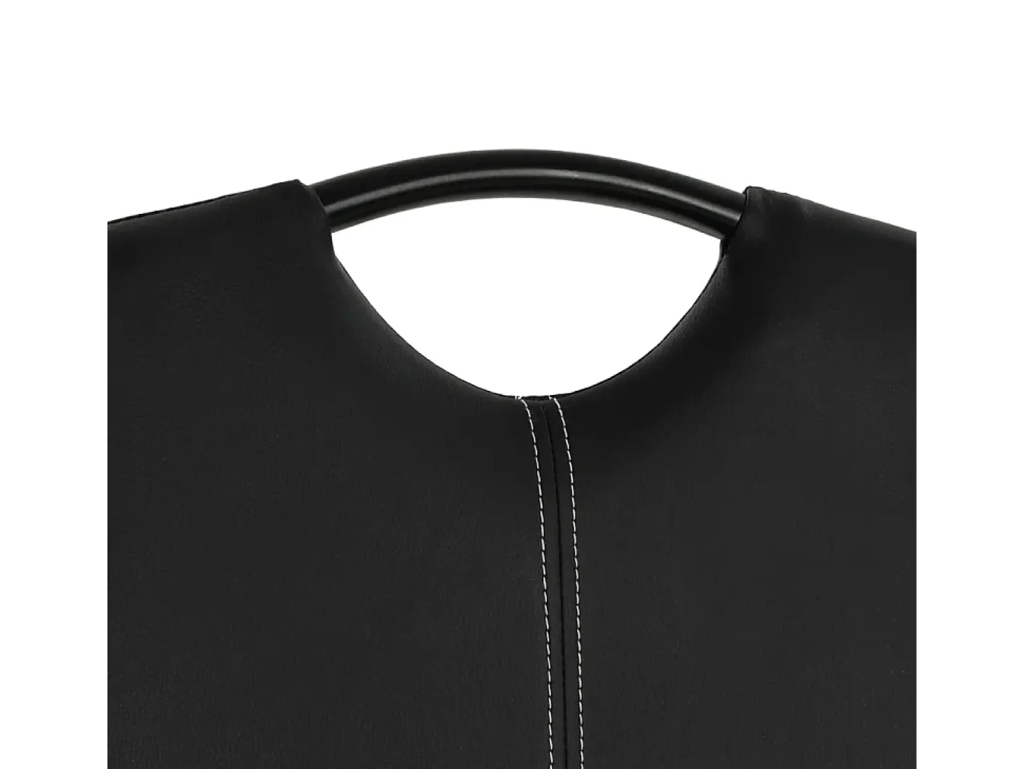 Sillas de comedor voladizas 2 unidades cuero sintético negro