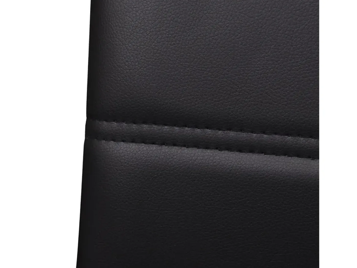 Sillas de comedor voladizas 2 unidades cuero sintético negro