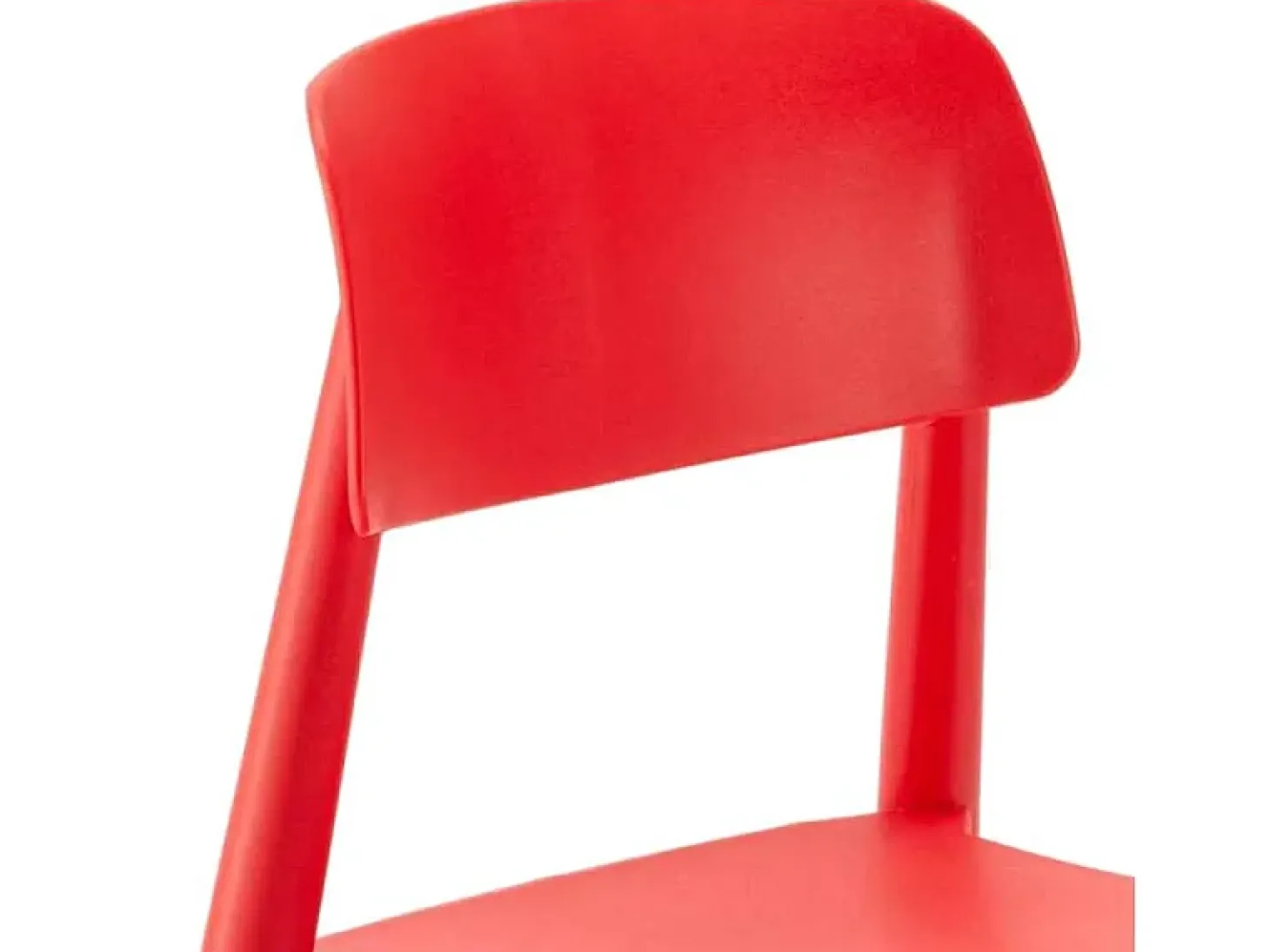 Sillas para Cocina y Bar Polipropileno y Madera Diseño Barcelona - Rojo