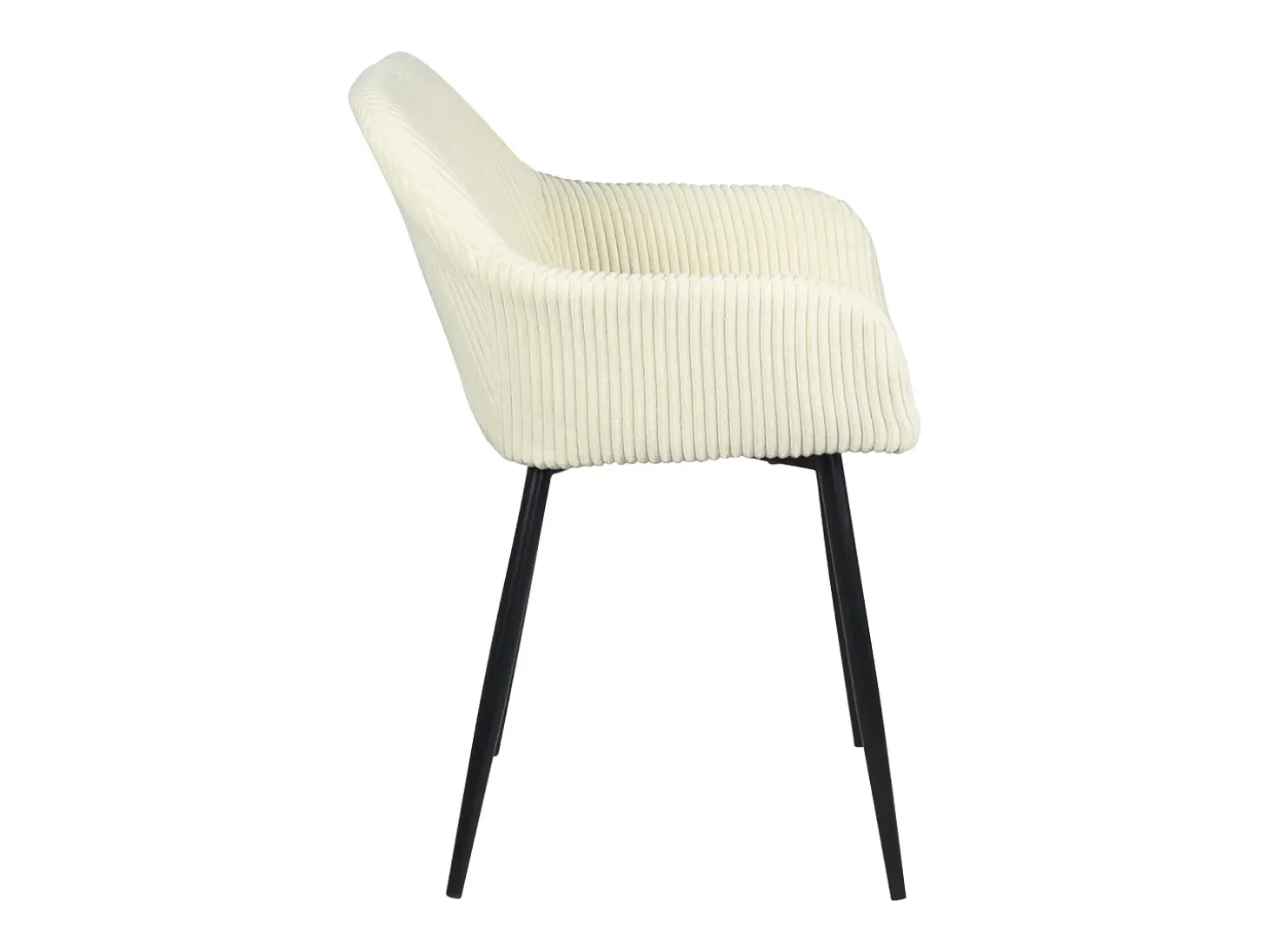 Sillón Confortable de Pana Cotelé Miro - Beige