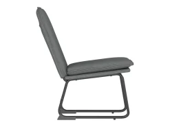 Sillón de relax tela gris oscuro 52x75x76 cm ES71127