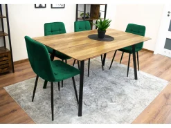 Sillón Valora PYRA de terciopelo verde oscuro, diseño moderno para sala de estar