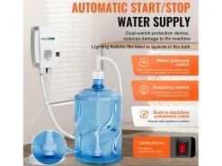 Sistema de Bomba de Distribución de Agua SucceBuy 3,78 L/min, Bomba de Distribución de Agua 40PSI