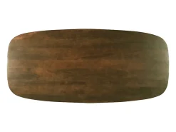 SKAGEN-Mesa de comedor 10 personas de 230 cm madera marrón