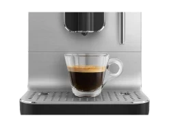 Smeg Cafetera Superautomática BCC12BLMEU - Negro Gris, 1350W, 19 Bar, 1.4L, 150g