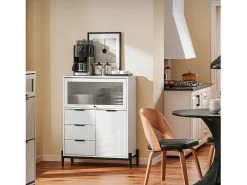 SoBuy FSB94-W Aparador Multifuncional para Pasillo salón y Cocina
