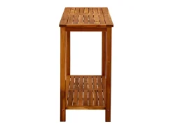 Sophie-Mariane Mesa consola de jardín madera maciza de acacia 110x40x75 cm