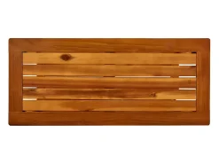 Sophie-Mariane Mesa consola de jardín madera maciza de acacia 80x35x75 cm