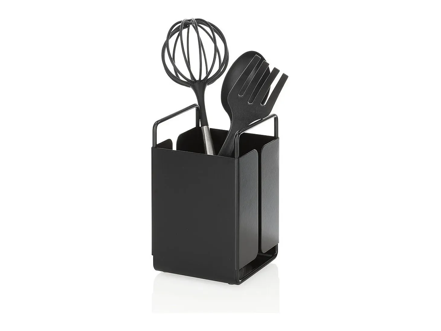 Soporte para utensilios de cocina de metal Kadax - Negro