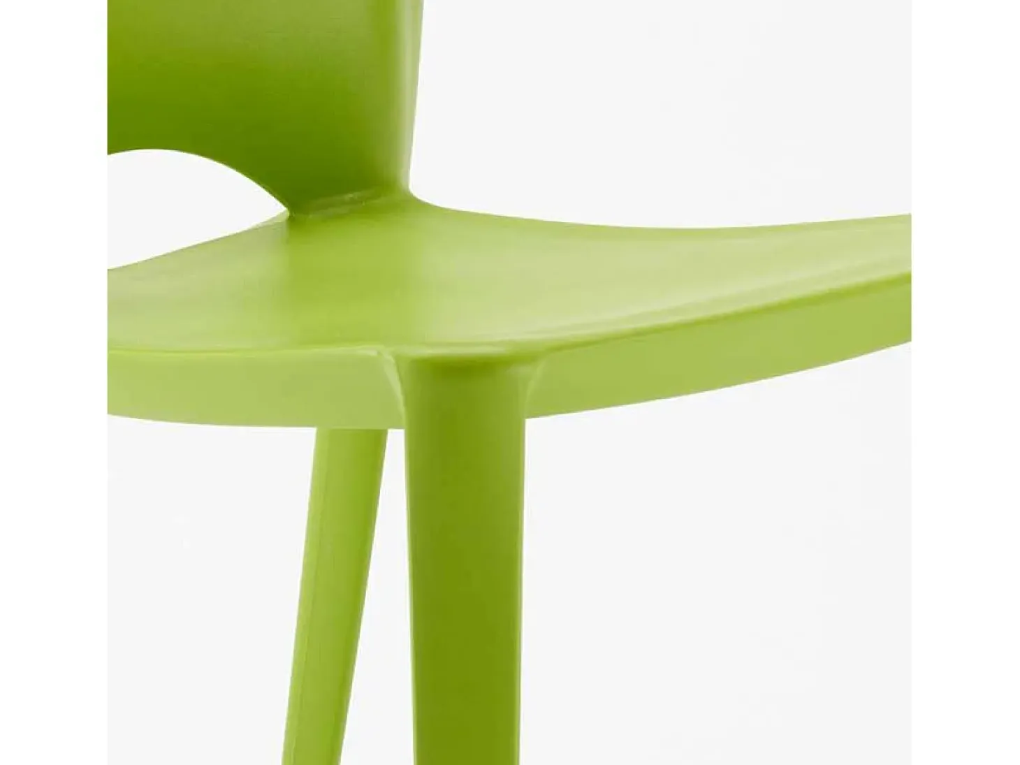Stock 20 Sillas Coloreadas Diseño Moderno Hotel Bar Restaurante Exterior Color - Verde