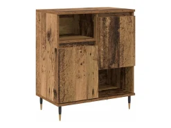 Tableros Lateral 2 piezas Madera vieja 120 x 35 x 70 cm