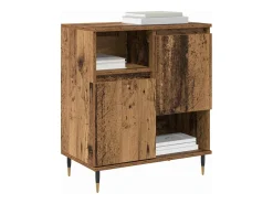 Tableros Lateral 2 piezas Madera vieja 120 x 35 x 70 cm